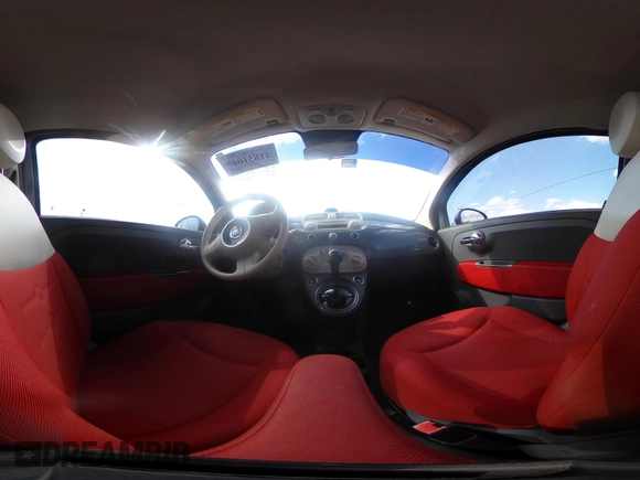 2013 FIAT 500 Pop with VIN 3C3CFFARXDT709480, listed as a IAAI auction lot 41851049 with 126,334 mi miles. Bid and sale history available at carsss.com. Image 18.