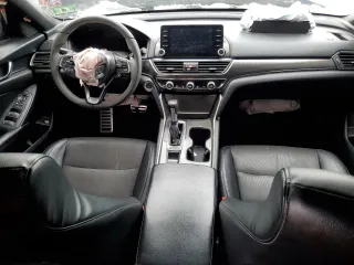 2018 Honda Accord Sedan Sport 1.5T with VIN 1HGCV1F3XJA193860, listed as a Copart auction lot 44686625 with 156,106 mi miles and Salvage Title. Bid and sale history available at carsss.com. Image 8.