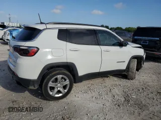 2023 Jeep Compass Latitude with VIN 3C4NJDBN2PT553149, listed as a Copart auction lot 66274705 with 46,236 mi miles and Clean title. Bid and sale history available at DreamBid. Image 3.