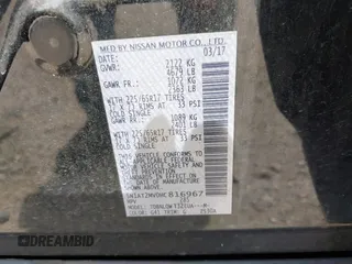 2017 Nissan Rogue SL z VIN 5N1AT2MV0HC816967, wystawiony jako IAAI lot #42190251 z przebiegiem 198 041 mil mil oraz . Historia ofert i sprzedaży dostępna na DreamBid. Obrazek 9.