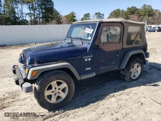 2002 Jeep Wrangler X with VIN 1J4FA39S82P735388, listed as a Copart auction lot 49511065 with 213,957 mi miles and Clean Title. Bid and sale history available at carsss.com. Image 1.
