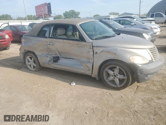 2005 Chrysler PT Cruiser GT with VIN 3C3AY75S95T337782, listed as a Copart auction lot 60200705 with 109,931 mi miles and Salvage title. Bid and sale history available at DreamBid. Image 4.