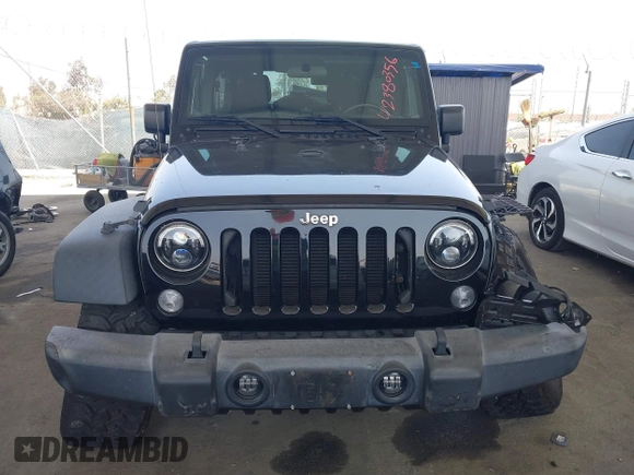 2016 Jeep Wrangler Unlimited Sport with VIN 1C4BJWDG7GL155900, listed as a IAAI auction lot 42380356 with 78,582 mi miles and . Bid and sale history available at DreamBid. Image 13.