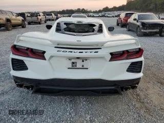 2021 Chevrolet Corvette 1LT with VIN 1G1YA2D43M5105061, listed as a Copart auction lot 77999404 with 35,489 mi miles and Salvage Title. Bid and sale history available at carsss.com. Image 6.