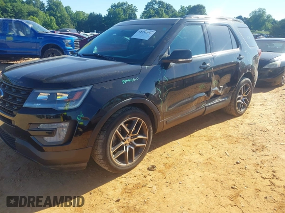 2016 Ford Explorer Sport z VIN 1FM5K8GT4GGC81229, wystawiony jako IAAI lot #42332196 z przebiegiem 107 680 mil mil oraz . Historia ofert i sprzedaży dostępna na DreamBid. Obrazek 17.