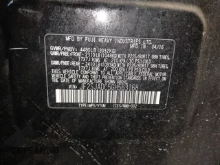 2016 Subaru Forester 2.5i Premium with VIN JF2SJADC5GH563168, listed as a IAAI auction lot 41944851 with 146,059 mi miles. Bid and sale history available at carsss.com. Image 9.