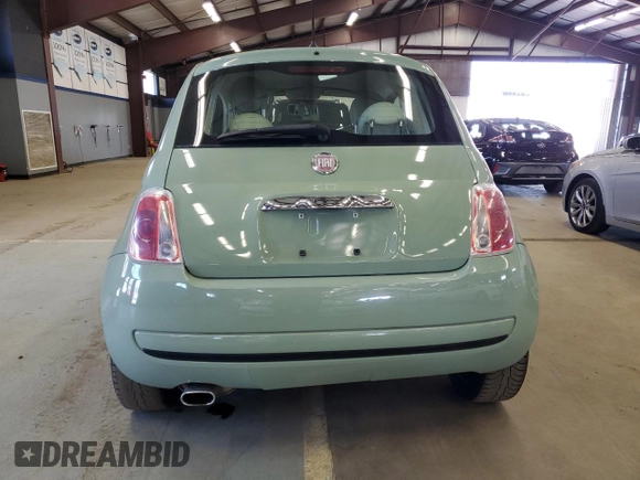 2012 FIAT 500 Pop with VIN 3C3CFFAR4CT381133, listed as a Copart auction lot 52644855 with 131,242 mi miles and Clean Title. Bid and sale history available at carsss.com. Image 6.