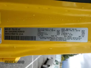 2020 Jeep Wrangler Unlimited Sport with VIN 1C4HJXDM2LW289101, listed as a Copart auction lot 48896365 with 52,536 mi miles and Salvage title. Bid and sale history available at DreamBid. Image 14.
