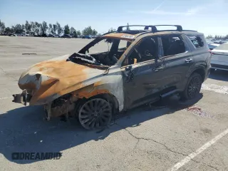 2024 Hyundai Palisade Calligraphy z VIN KM8R7DGE4RU763667, wystawiony jako Copart lot #47884765 z przebiegiem Nie podano mil oraz Nie do naprawy • Non repairable. Historia ofert i sprzedaży dostępna na DreamBid. Obrazek 1.