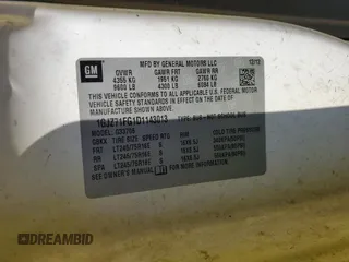 2013 GMC Savana z VIN 1GJZ71FG1D1143013, wystawiony jako Copart lot #74561864 z przebiegiem 268 778 mil mil oraz Szkoda całkowita • Salvage title. Historia ofert i sprzedaży dostępna na DreamBid. Obrazek 13.