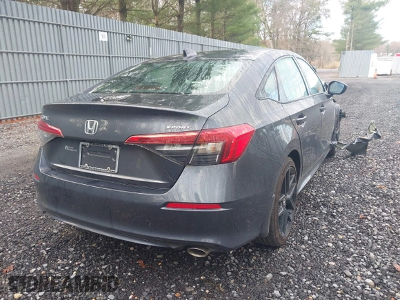 2024 Honda Civic Sport with VIN 2HGFE2F54RH552766, listed as a IAAI auction lot 41953497 with 12,467 mi miles and . Bid and sale history available at DreamBid. Image 4.