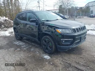2018 Jeep Compass Altitude with VIN 3C4NJDBB1JT132052, listed as a IAAI auction lot 41622700 with 99,534 mi miles and . Bid and sale history available at carsss.com. Image 1.