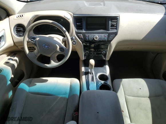 2015 Nissan Pathfinder S with VIN 5N1AR2MN7FC660423, listed as a Copart auction lot 47952334 with 137,913 mi miles and Salvage Title. Bid and sale history available at carsss.com. Image 8.