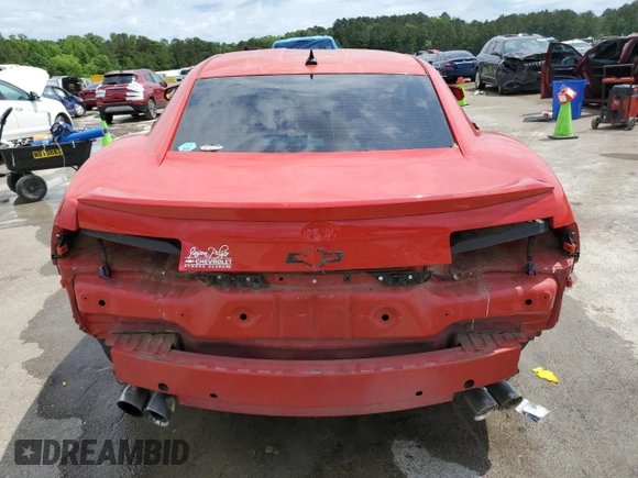 2013 Chevrolet Camaro LT with VIN 2G1FF1E37D9224775, listed as a Copart auction lot 55295635 with 170,300 mi miles and Salvage title. Bid and sale history available at DreamBid. Image 6.
