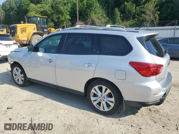 2018 Nissan Pathfinder SL with VIN 5N1DR2MN2JC638240, listed as a Copart auction lot 61828275 with 131,216 mi miles and Salvage title. Bid and sale history available at DreamBid. Image 2.