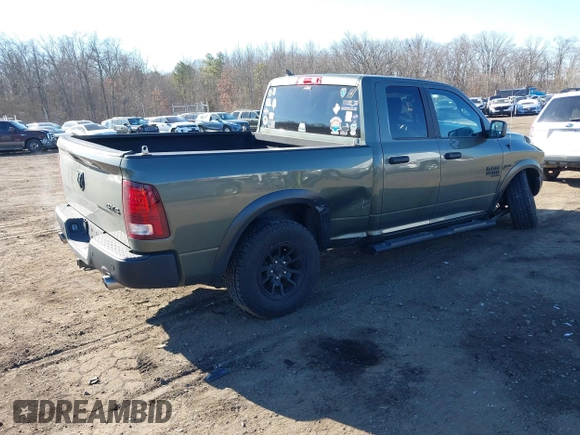 2021 Ram 1500 Warlock with VIN 1C6RR7GT9MS596989, listed as a IAAI auction lot 41673633 with 45,592 mi miles and . Bid and sale history available at DreamBid. Image 4.