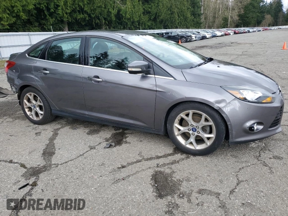 2013 Ford Focus Titanium with VIN 1FADP3J23DL209175, listed as a Copart auction lot 51594075 with 92,531 mi miles and Salvage Title. Bid and sale history available at carsss.com. Image 4.