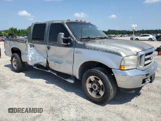 2001 Ford F-250 XL with VIN 1FTNW21F81EC72433, listed as a Copart auction lot 55520905 with 387,113 mi miles and Salvage title. Bid and sale history available at DreamBid. Image 4.