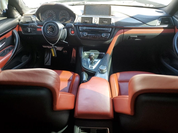 2016 BMW M4 with VIN WBS3R9C59GK337983, listed as a Copart auction lot 40714144 with 38,933 mi miles. Bid and sale history available at carsss.com. Image 8.