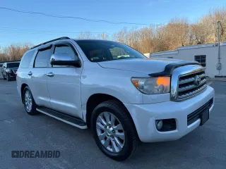 2008 Toyota Sequoia Platinum with VIN 5TDBY67A28S022612, listed as a Copart auction lot 48858235 with 232,747 mi miles and Clean Title. Bid and sale history available at carsss.com. Image 4.