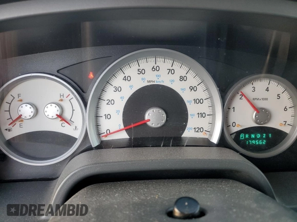 2007 Dodge Dakota SLT with VIN 1D7HE48K97S124581, listed as a Copart auction lot 73698864 with 179,562 mi miles and Salvage Title. Bid and sale history available at DreamBid. Image 9.