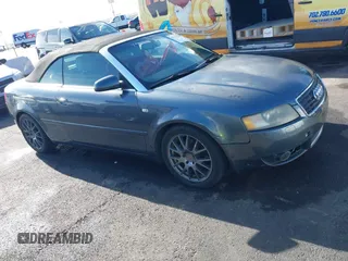 2004 Audi A4 1.8T z VIN WAUAC48H24K010906, wystawiony jako IAAI lot #41163822 z przebiegiem 117 871 mil mil oraz . Historia ofert i sprzedaży dostępna na DreamBid. Obrazek 1.