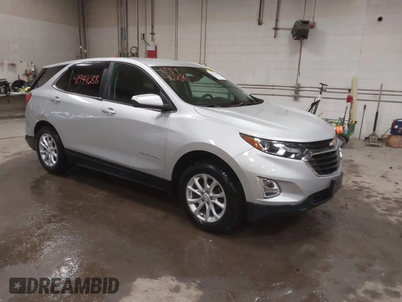 2021 Chevrolet Equinox LT z VIN 3GNAXUEV8MS116497, wystawiony jako IAAI lot #41944688 z przebiegiem 45 177 mil mil oraz . Historia ofert i sprzedaży dostępna na DreamBid. Obrazek 1.