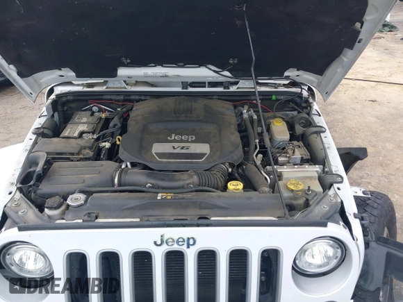 2017 Jeep Wrangler Unlimited Sahara with VIN 1C4BJWEG3HL752719, listed as a IAAI auction lot 41892600 with 127,486 mi miles. Bid and sale history available at carsss.com. Image 10.