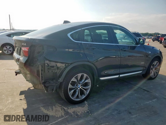 2015 BMW X4 xDrive28i with VIN 5UXXW3C52F0M87621, listed as a Copart auction lot 59176505 with 163,727 mi miles and Salvage title. Bid and sale history available at DreamBid. Image 3.