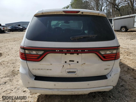 2017 Dodge Durango GT with VIN 1C4RDHDG7HC904858, listed as a Copart auction lot 48114815 with 0 mi miles and Salvage Title. Bid and sale history available at carsss.com. Image 6.