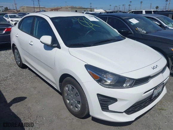 2023 Kia Rio S with VIN 3KPA24AD4PE573279, listed as a IAAI auction lot 41885298 with 11,561 mi miles. Bid and sale history available at carsss.com. Image 1.