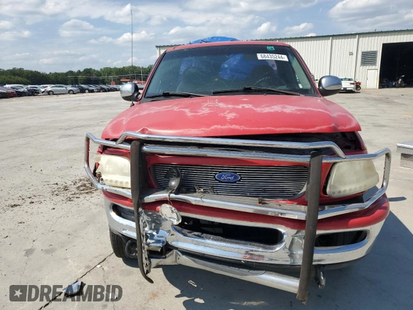 1997 Ford F-150 XL with VIN 1FTDF08W4VKC28068, listed as a Copart auction lot 68435244 with 247,677 mi miles and Salvage Title. Bid and sale history available at carsss.com. Image 5.