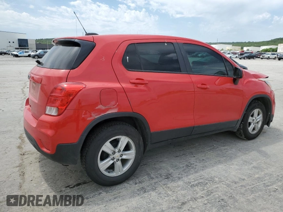 2020 Chevrolet Trax LS with VIN KL7CJKSB3LB350166, listed as a Copart auction lot 57199225 with 107,728 mi miles and Salvage title. Bid and sale history available at DreamBid. Image 3.
