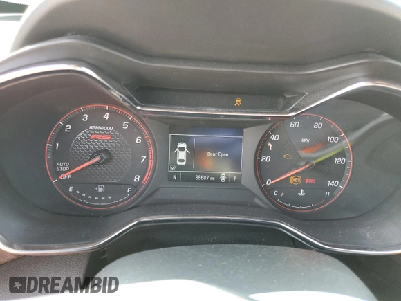2022 Chevrolet TrailBlazer RS with VIN KL79MTSL1NB108673, listed as a Copart auction lot 47113434 with 36,687 mi miles and . Bid and sale history available at DreamBid. Image 9.