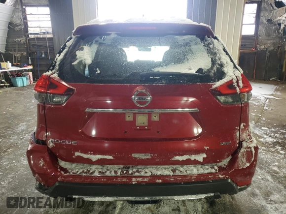 2017 Nissan Rogue SL with VIN JN8AT2MV8HW004985, listed as a Copart auction lot 45504535 with 103,013 mi miles and Salvage Title. Bid and sale history available at carsss.com. Image 6.
