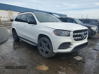 2022 Mercedes-Benz GLS 450 with VIN 4JGFF5KE0NA763244, listed as a Copart auction lot 46163825 with Not provided miles and Non repairable. Bid and sale history available at DreamBid. Image 4.