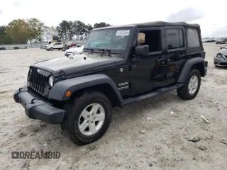 2018 Jeep Wrangler JK Unlimited Sport S with VIN 1C4BJWDG2JL859963, listed as a Copart auction lot 51613135 with 63,746 mi miles and Salvage Title. Bid and sale history available at carsss.com. Image 1.