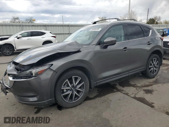 2017 Mazda CX-5 Grand Touring with VIN JM3KFBDL4H0163339, listed as a Copart auction lot 50566495 with 83,453 mi miles and Salvage Title. Bid and sale history available at carsss.com. Image 1.