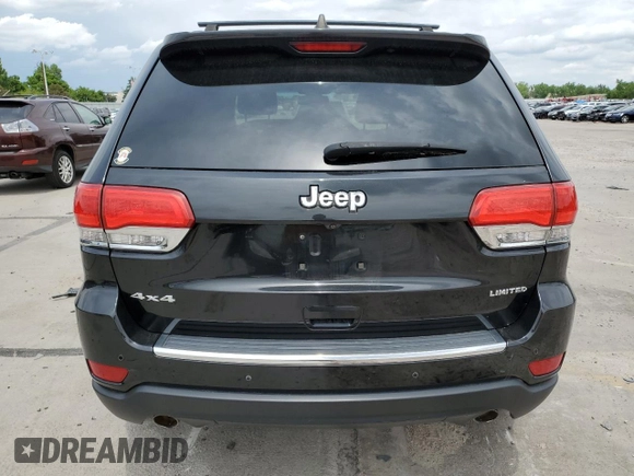 2014 Jeep Grand Cherokee Limited with VIN 1C4RJFBG0EC517032, listed as a Copart auction lot 58813355 with 173,616 mi miles and Salvage title. Bid and sale history available at DreamBid. Image 6.