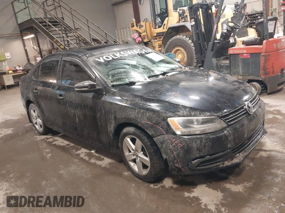 2012 Volkswagen Jetta TDI with VIN 3VWLL7AJXCM031579, listed as a IAAI auction lot 41227325 with 123,273 mi miles and . Bid and sale history available at DreamBid. Image 1.