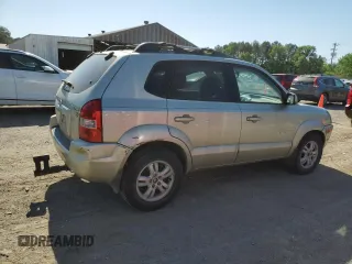 2008 Hyundai Tucson SE with VIN KM8JN12D58U811174, listed as a Copart auction lot 52768855 with 259,330 mi miles and Salvage Title. Bid and sale history available at carsss.com. Image 3.