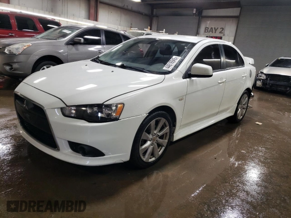 2014 Mitsubishi Lancer GT with VIN JA32U8FWXEU023131, listed as a Copart auction lot 44616945 with 84,977 mi miles and Salvage Title. Bid and sale history available at carsss.com. Image 1.