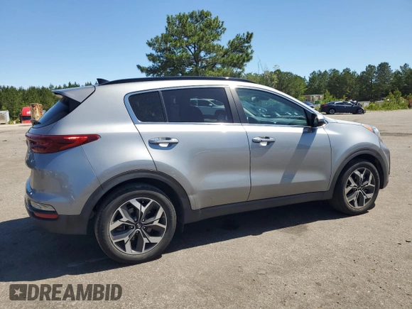 2022 Kia Sportage EX with VIN KNDPN3AC8N7946033, listed as a Copart auction lot 58043585 with 148,161 mi miles and Salvage title. Bid and sale history available at DreamBid. Image 3.