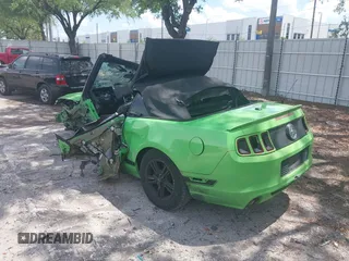 2013 Ford Mustang V6 with VIN 1ZVBP8EM4D5219273, listed as a IAAI auction lot 41925220 with 248,785 mi miles and . Bid and sale history available at DreamBid. Image 3.