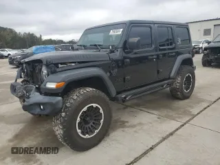 2020 Jeep Wrangler Unlimited Sport Altitude with VIN 1C4HJXDGXLW241744, listed as a Copart auction lot 79903604 with 44,461 mi miles and Salvage title. Bid and sale history available at DreamBid. Image 1.