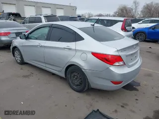 2012 Hyundai Accent GLS with VIN KMHCT4AE7CU181676, listed as a IAAI auction lot 41539969 with 161,419 mi miles. Bid and sale history available at carsss.com. Image 3.