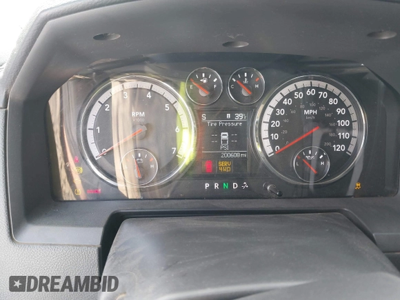 2012 Ram 1500 Sport with VIN 1C6RD7MT4CS190197, listed as a IAAI auction lot 41254757 with 200,608 mi miles. Bid and sale history available at carsss.com. Image 15.