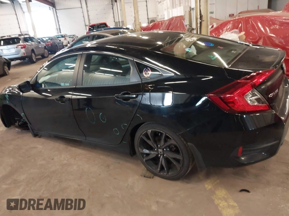 2019 Honda Civic Sport with VIN 19XFC2F89KE206213, listed as a IAAI auction lot 41804863 with 76,052 mi miles and . Bid and sale history available at DreamBid. Image 15.