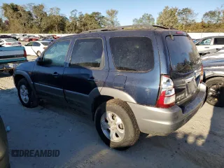 2002 Mazda Tribute LX with VIN 4F2YU09172KM62596, listed as a Copart auction lot 76912034 with 225,892 mi miles and Salvage Title. Bid and sale history available at carsss.com. Image 4.