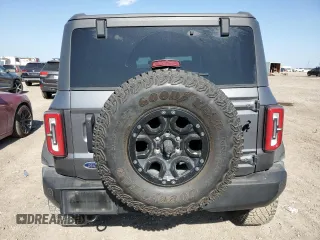 2023 Ford Bronco with VIN 1FMEE5DP0PLB11325, listed as a Copart auction lot 50306455 with 34,358 mi miles and Salvage Title. Bid and sale history available at carsss.com. Image 6.